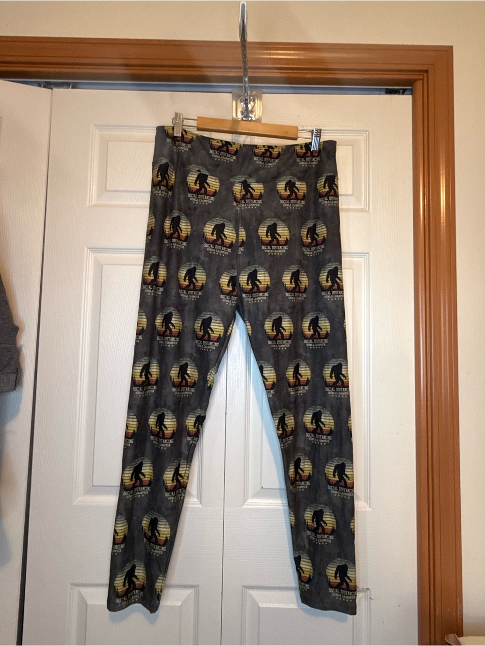 Bigfoot Social Distancing World Champion Leggings - TC2